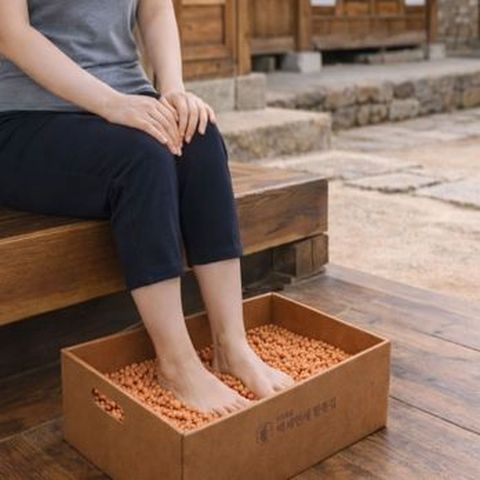 백세만세 황톳길 황토볼세트(황토볼 6kg+지압매트 1개+찜질 주머니 2개)