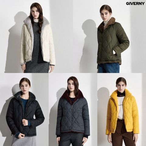 (최종가) 지베르니 리버시블 faux밍크퍼 점퍼 1종