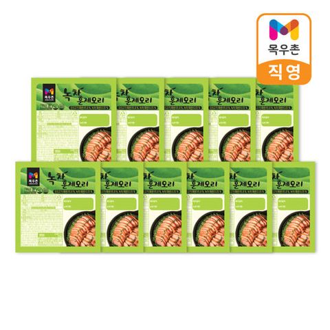[목우촌] 녹차오리훈제슬라이스 150g x 11팩