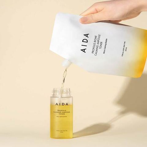 프로폴리스 바이옴 진정 앰플 토너 리필 대용량 350ml 1EA