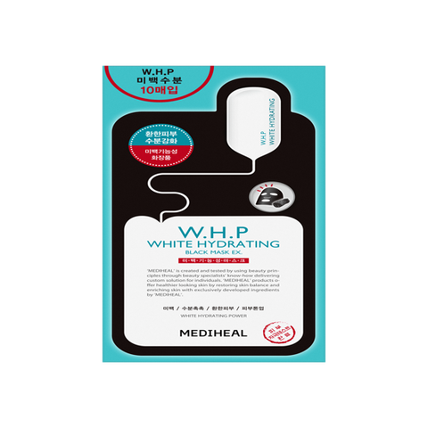 [메디힐]메디힐 더블유에이치피 미백수분 블랙 마스크 이엑스 [10매입] 