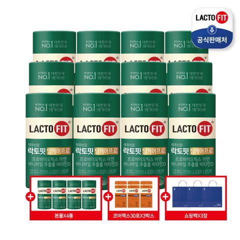 [오직 방송에서만] 당케어프로 12+4통+코어맥스 90포+쇼핑백3장