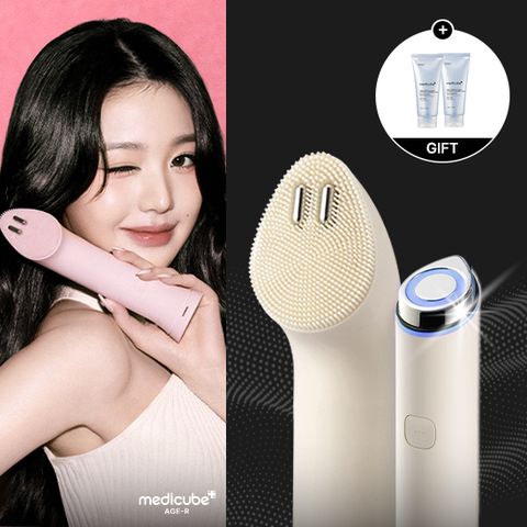 메디큐브 에이지알 화이트(미니플러스+진동클렌저)+클렌저2종