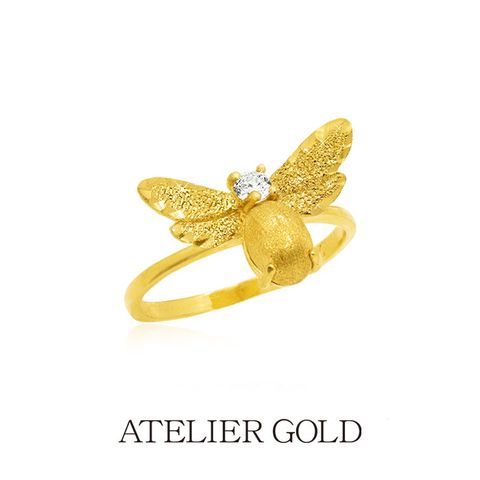 ◆ 24K 순금 허니비 반지