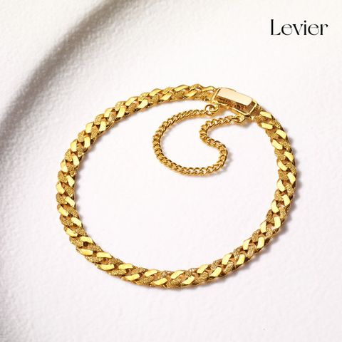 르비에 24K순금 로열 커브체인 팔찌