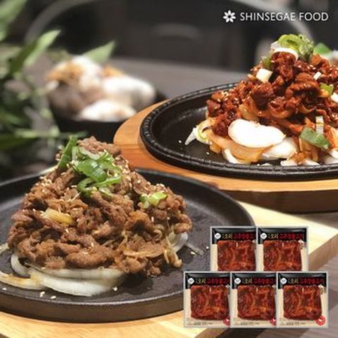 (신세계푸드)올반 바짝오리불고기 고추장맛 200gX5팩