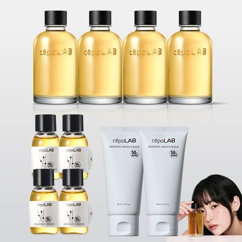 [세리포리아]세포랩 바이오제닉 에센스  히어로   패키지 (155ml x 4개 + 30ml x 4개 + 모이스처라이저 80ml x 2개)