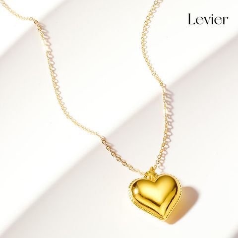 르비에 24K순금 하트 목걸이