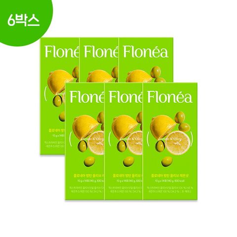 ○플로네아 방탄 올리브 레몬샷 6박스(10g x 14포 x 6박스)