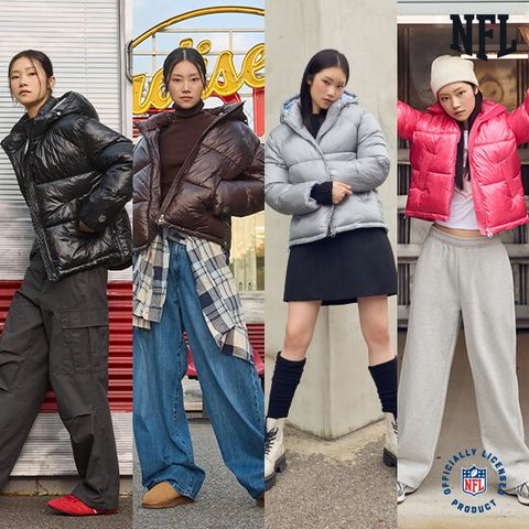 ○ NFL 25FW 여성 글로시 푸퍼 패딩 점퍼 1종