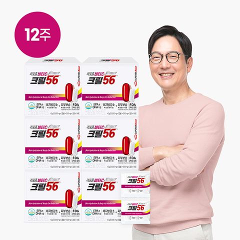[다이어트+피부+항산화] 크릴56 6박스
