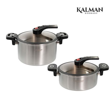 ★방송에서만★ 칼만 통3중 저압냄비 2종(6L+4L)+스텐찜망2p