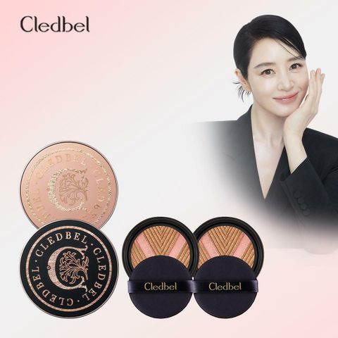 [삼성카드5%할인]끌레드벨 글로우 파워 리프트 V쿠션 (본품 2 +리필 2개 / 총 4개 용량) 