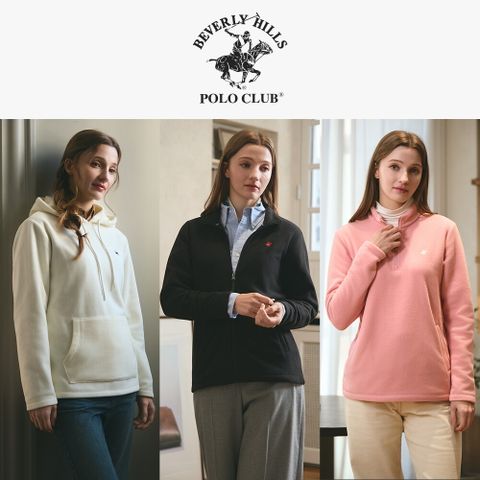 ■비버리힐스폴로클럽 여성 폴라폴리스 더블기모 3종 (후드형+반집업형+풀집업형)