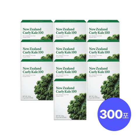 [유기농 인증] 뉴질랜드 컬리케일 곱슬케일 100 10박스 총 300포