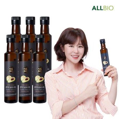 올바이오 엑스트라버진 아보카도오일 6병