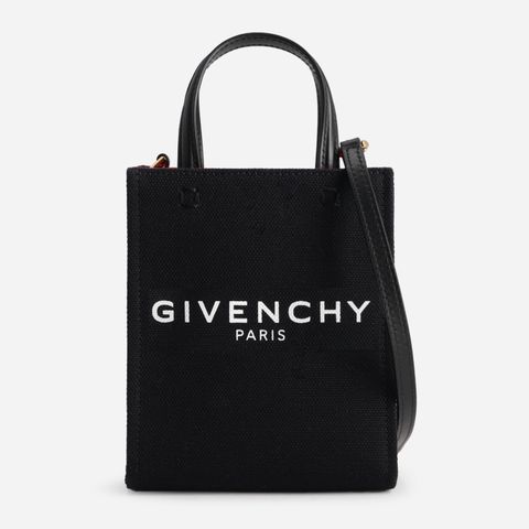 지방시 G 캔버스 버티컬 토트백