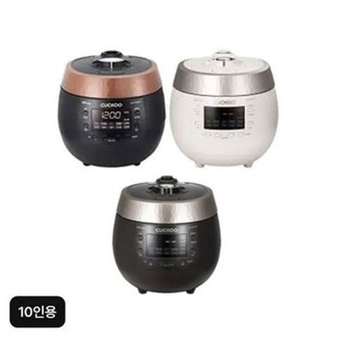 쿠쿠 블랙스톤 10인용(CRP-R1095FGW/FGB/1015FBB)+ 하텐자일저압냄비+바이마르 3단찜기