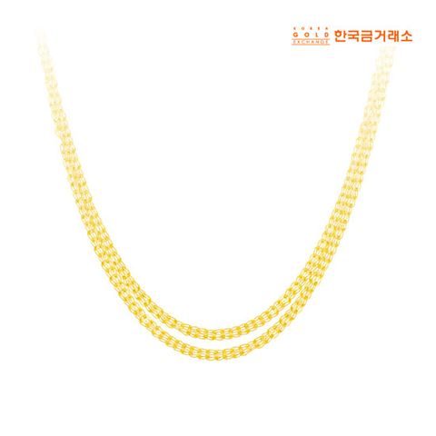 [한국금거래소]24K 더블 체인 목걸이