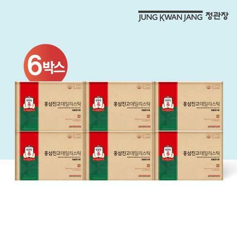 [M] 정관장 홍삼진고 데일리스틱 6박스 (10g*20포)