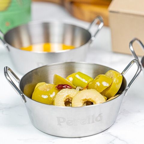 [페렐로올리브] 스텐 미니 올리브 그릇(국산/손잡이 볼)