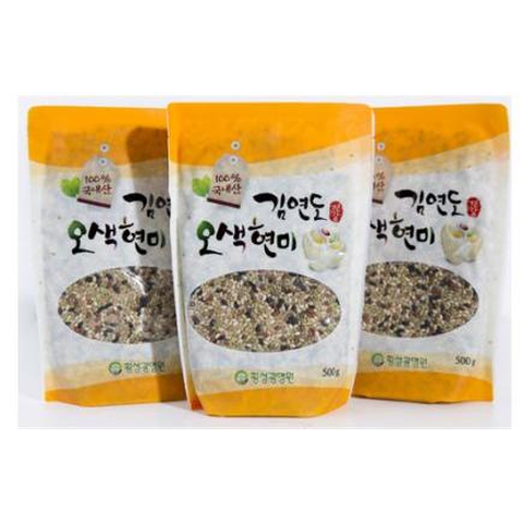 [25년햇곡]김연도 오색현미 500g 7봉 