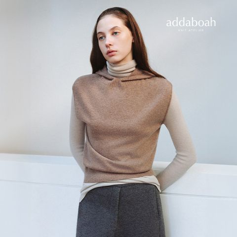 [최초가 119,000원/동가게 단독]  26SS 캐시미어100 후드베스트