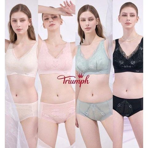 [트라이엄프]레이스퓨징브라팬티4세트+원피스