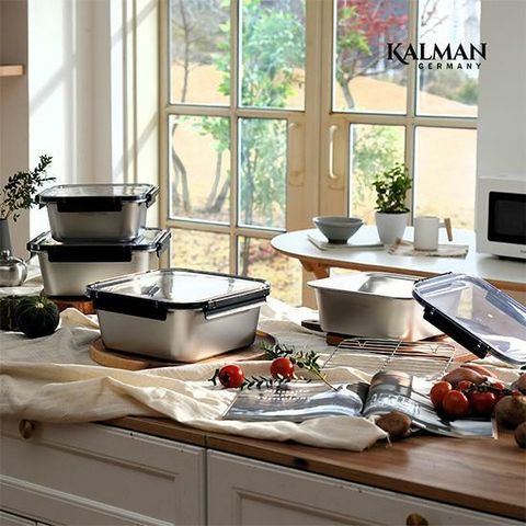  칼만 대용량 밀폐 스텐밧드 풀세트