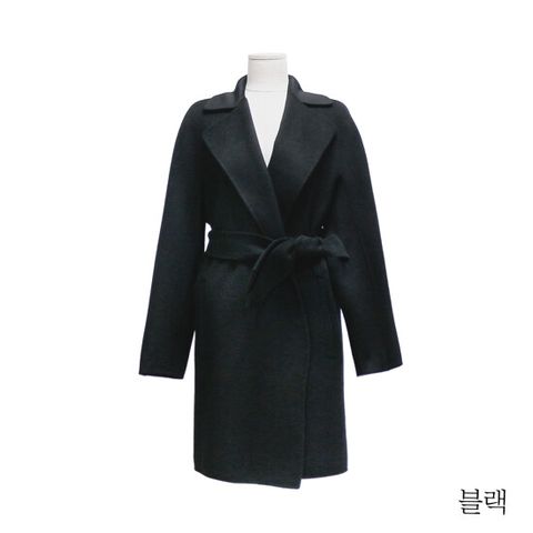 막스마라 울 캐시미어 로브 코트