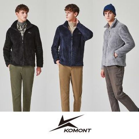 런칭가 49,900) 코몽트 남성 쉐르파 점퍼 3종