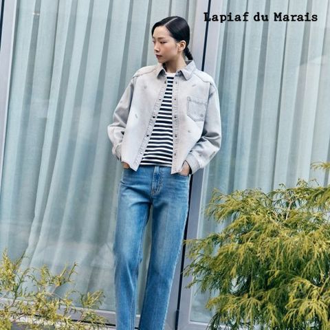 라삐아프 26SS 사브리나핏 크롭데님 1종