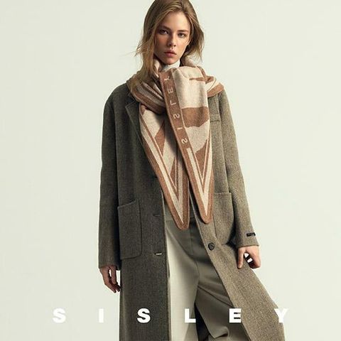 [국민카드5%할인][새해초특가]SISLEY 시슬리 울캐시미어 니트머플러 2SET(머플러,가죽벨트)