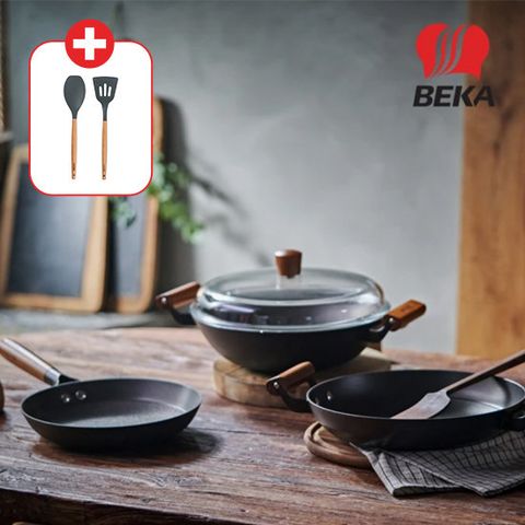베카 시즈닝 무쇠팬 4종+ 키친툴 4종 풀세트
