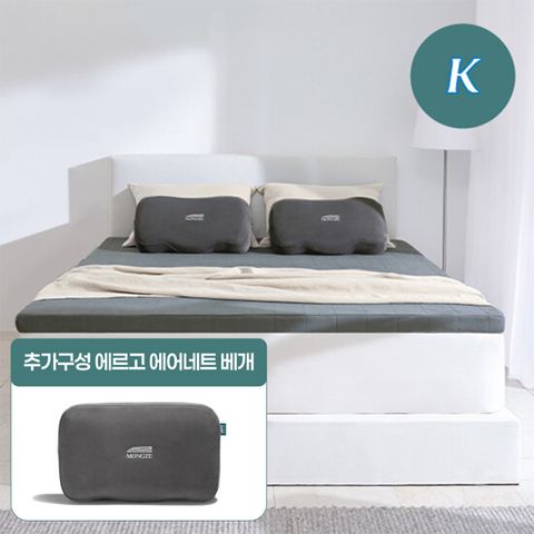 [4번] 몽제 딥슬립 매트리스 K + 에르고베개 1개 (접이식 커버 X)