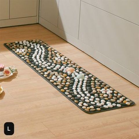 백년만세 건강 돌 발매트 L