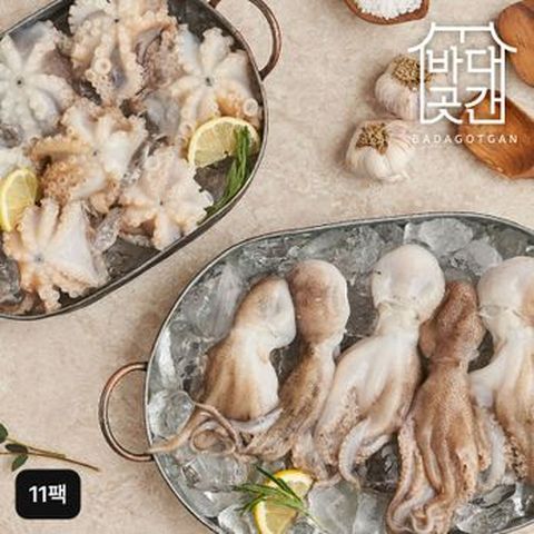 바다곳간 주꾸미 300gX11팩(총 110미)