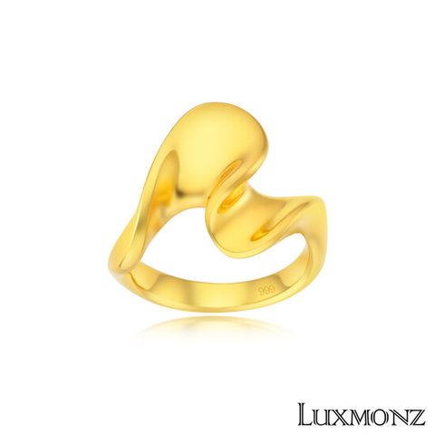 룩스몬즈 24K 플로우 반지 + (방송) 24K 금박키링 +14K 컷팅금볼 자마노 세트