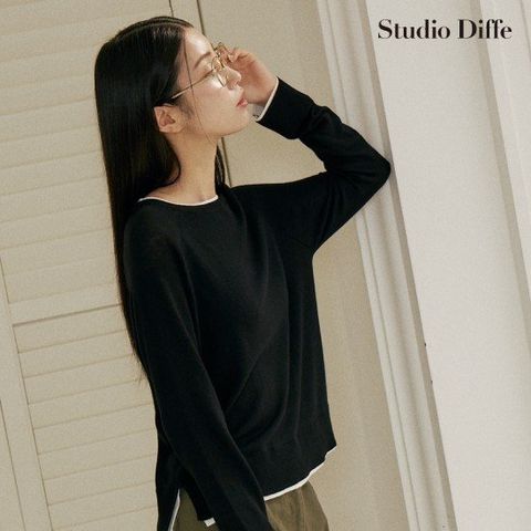 스튜디오 디페 26SS 실크 레이어드 니트 3종