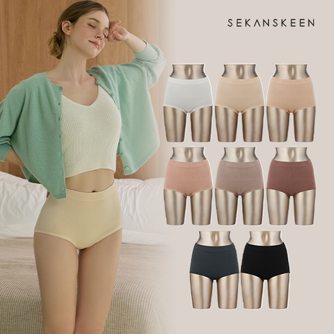 모달 심리스 하이 팬티 8종