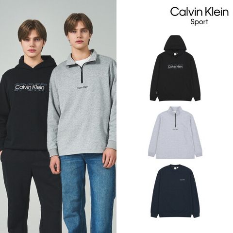 O 캘빈클라인스포츠 26SS 남성 에센셜 상의 3종 세트