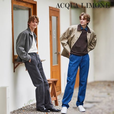 O 아쿠아리모네 남성 배럴핏 데님 팬츠 1종