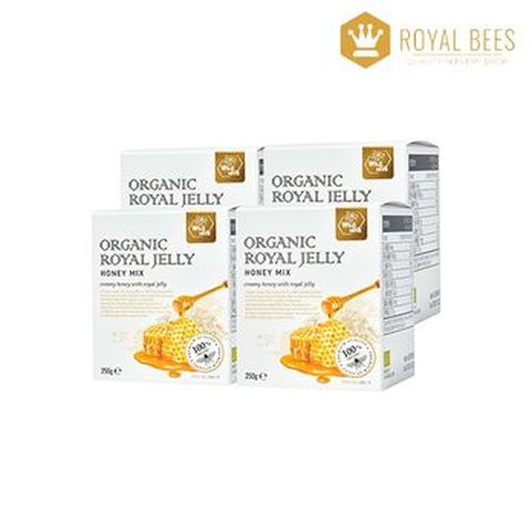 로얄비 오가닉 로얄젤리 허니믹스 250gX4병