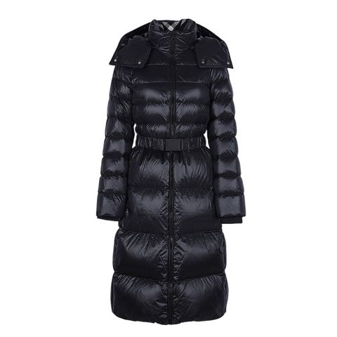 ◎ 샌드센드 벨티드 후드 롱다운 패딩 (81052211)