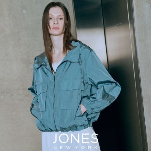 [존스뉴욕] [초특가] 샤인 후드 집업 점퍼