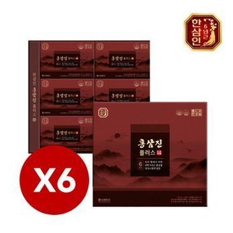 농협한삼인 홍삼진플러스 36박스(총 180포)+쇼핑백 6개
