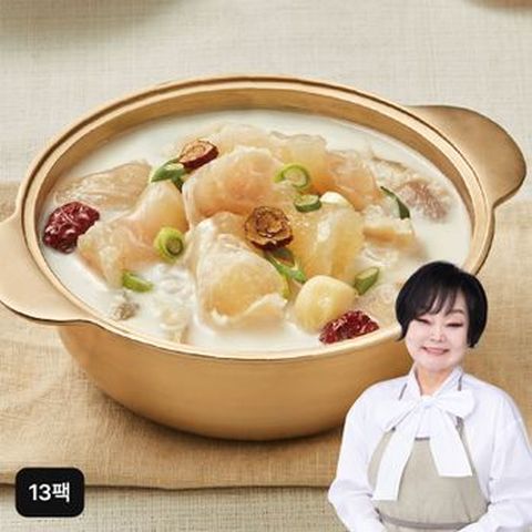 (방송에서만 3팩 더)빅마마 이혜정의 아주 맛있는 도가니탕 800gX13팩