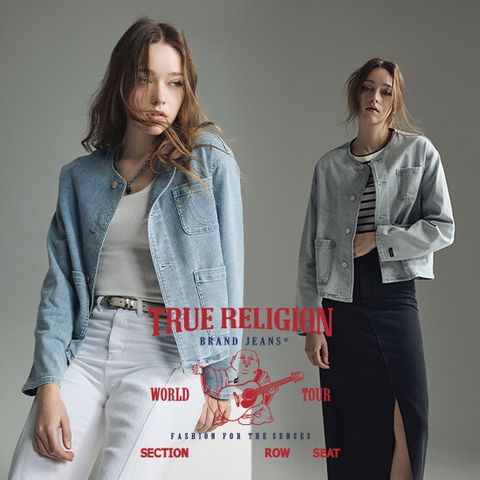 O 트루릴리전 26SS 여성 데님 자켓