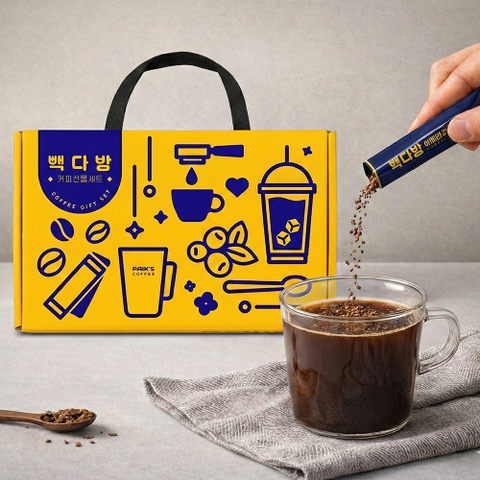 빽다방 스틱커피 선물세트 3종 (20T*3)