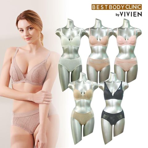 [국민카드5%할인]비비안 BBC 데일리 보정라인 노와이어 여자속옷세트10종